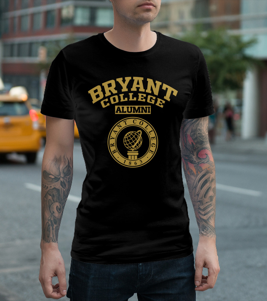 Bryant College Alumni 1863 Globe Emblem T-Shirt