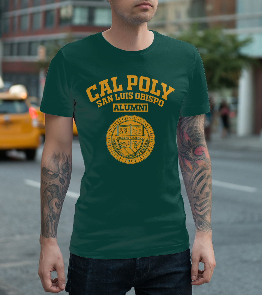 Cal Poly San Luis Obispo Alumni California Polytechnic State University Seal T-Shirt