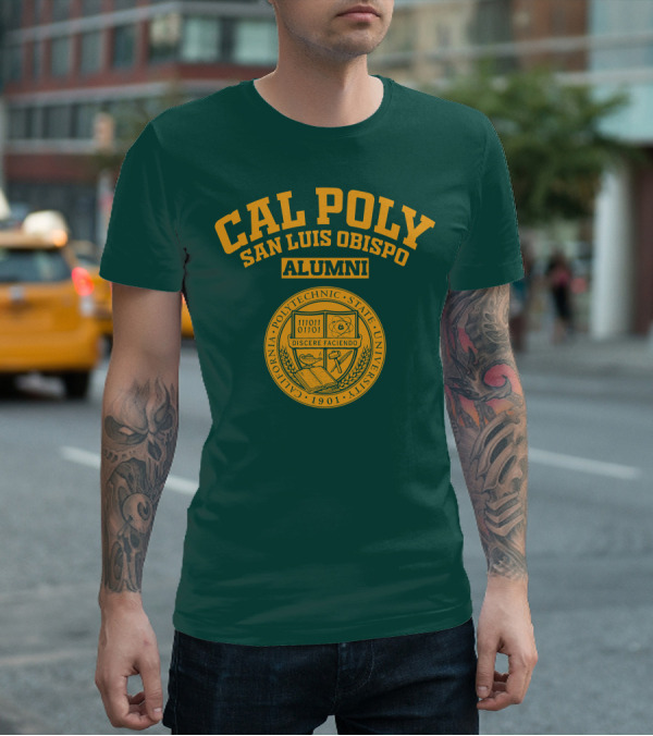 Cal Poly San Luis Obispo Alumni California Polytechnic State University Seal T-Shirt