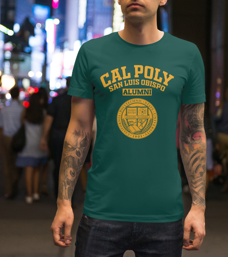 Cal Poly San Luis Obispo Alumni California Polytechnic State University Seal T-Shirt