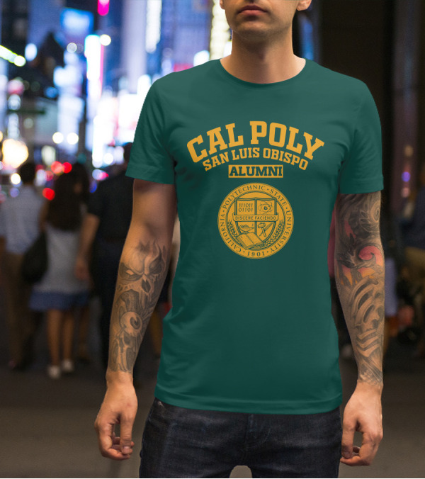Cal Poly San Luis Obispo Alumni California Polytechnic State University Seal T-Shirt