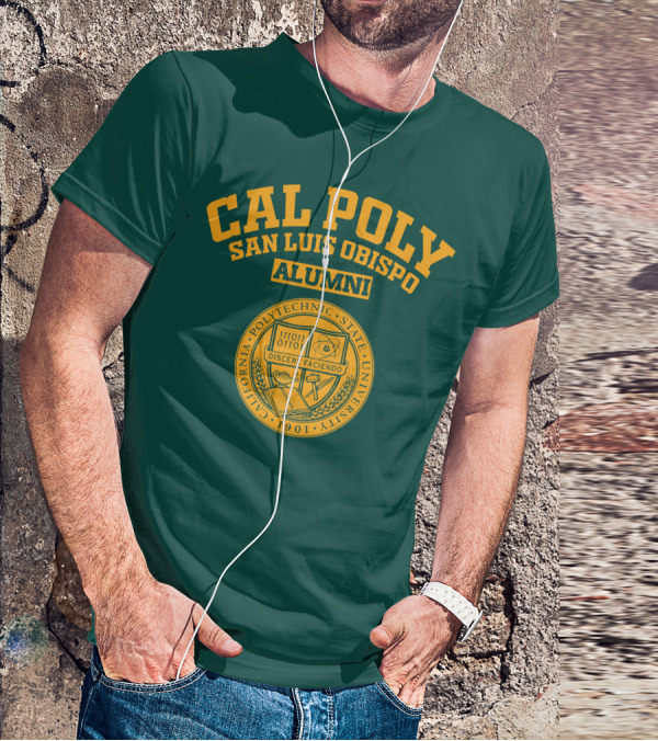 Cal Poly San Luis Obispo Alumni California Polytechnic State University Seal T-Shirt