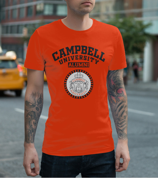Campbell University Alumni Ad Astra Per Aspera Seal T-Shirt