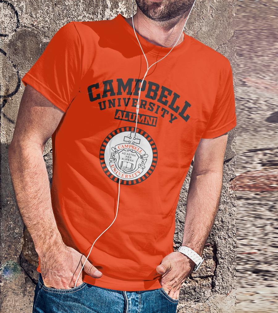 Campbell University Alumni Ad Astra Per Aspera Seal T-Shirt