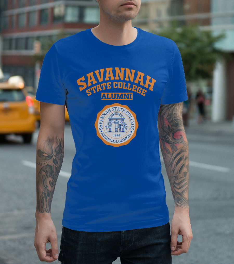 Savannah State College Alumni Seal 1890 Savannah Georgia T-Shirt
