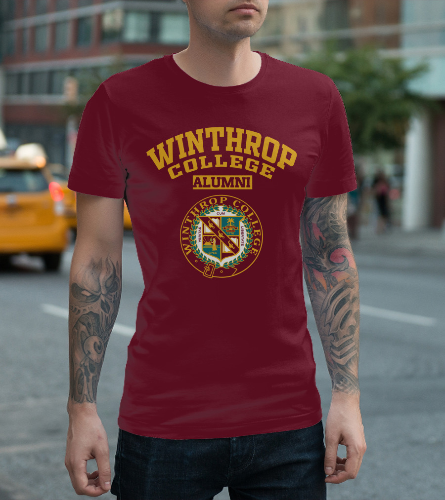 Winthrop College Alumni Vestris Cum Spes Liberate Seal 1875 T-Shirt