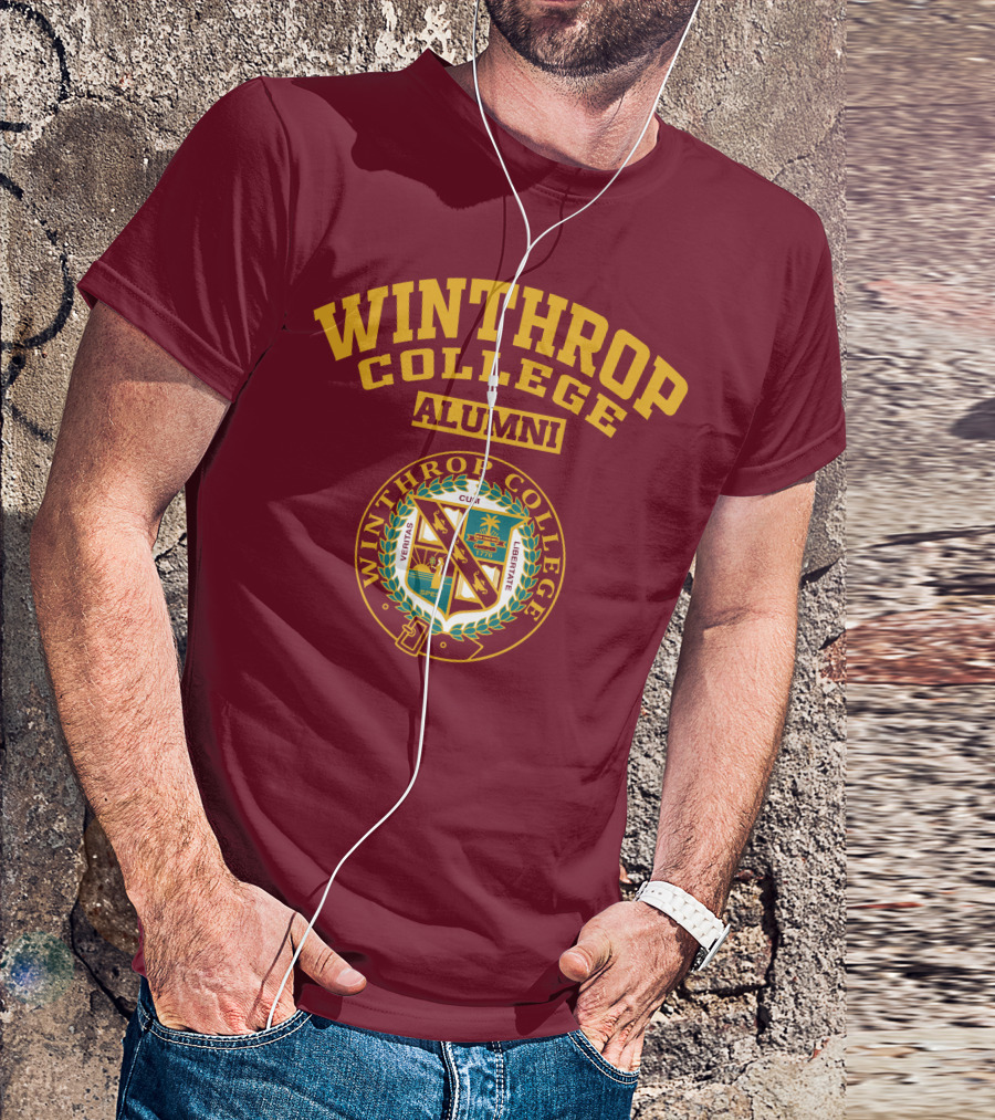 Winthrop College Alumni Vestris Cum Spes Liberate Seal 1875 T-Shirt