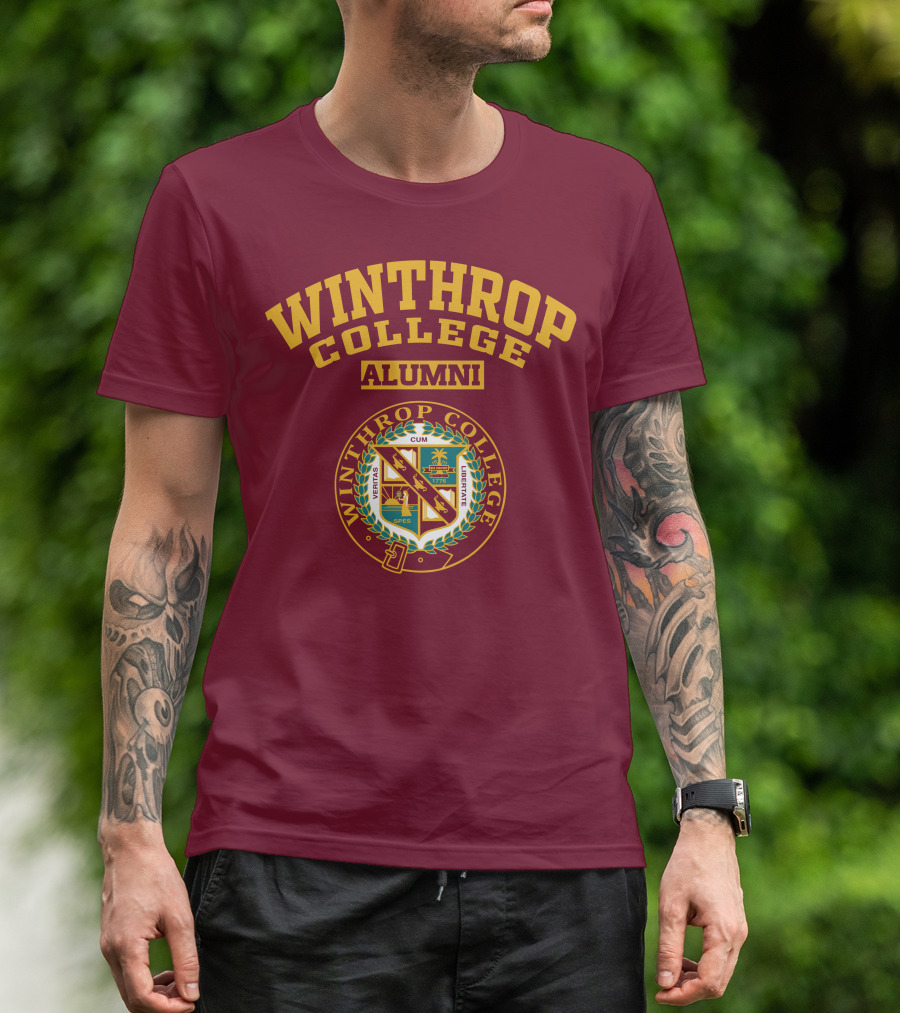 Winthrop College Alumni Vestris Cum Spes Liberate Seal 1875 T-Shirt