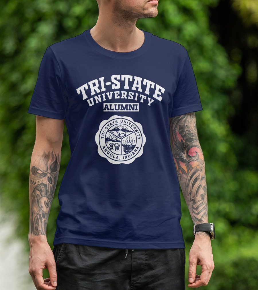 TRI-STATE UNIVERSITY ALUMNI ANGOLA INDIANA TUEBOR T-Shirt