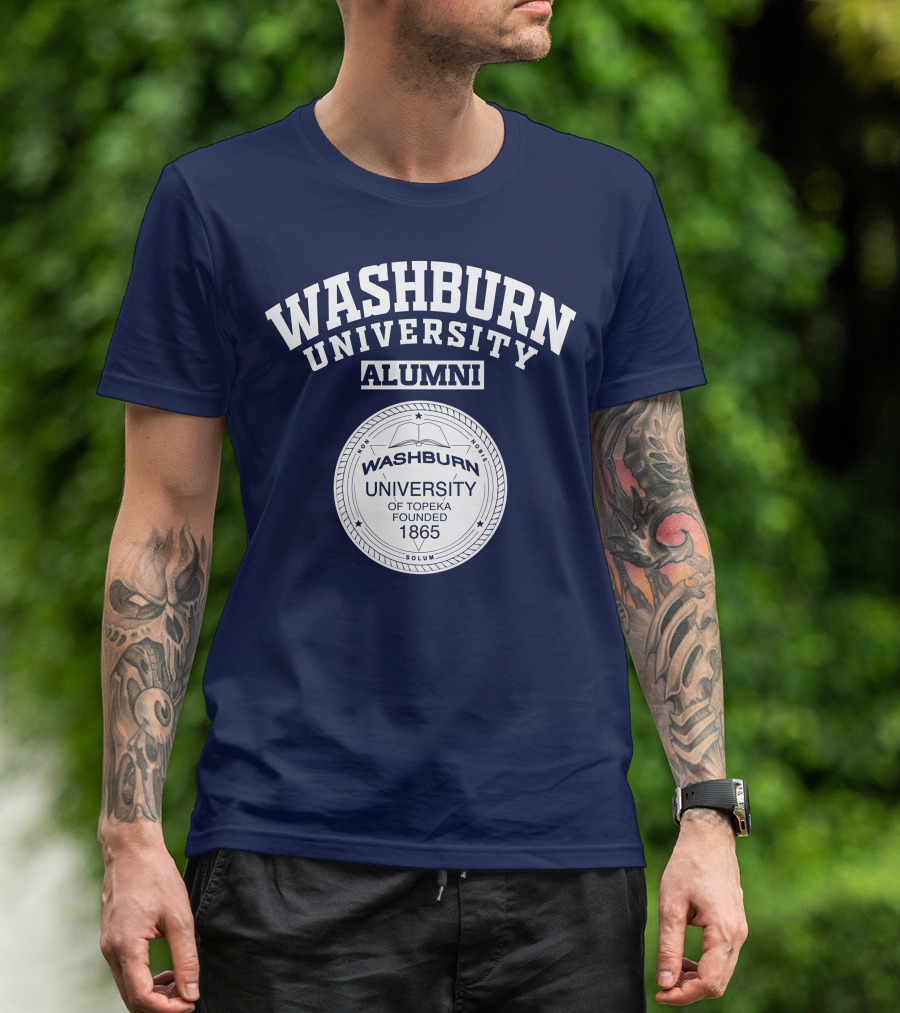 WASHBURN UNIVERSITY ALUMNI UNIVERSITY OF TOPEKA FOUNDED 1865 T-Shirt