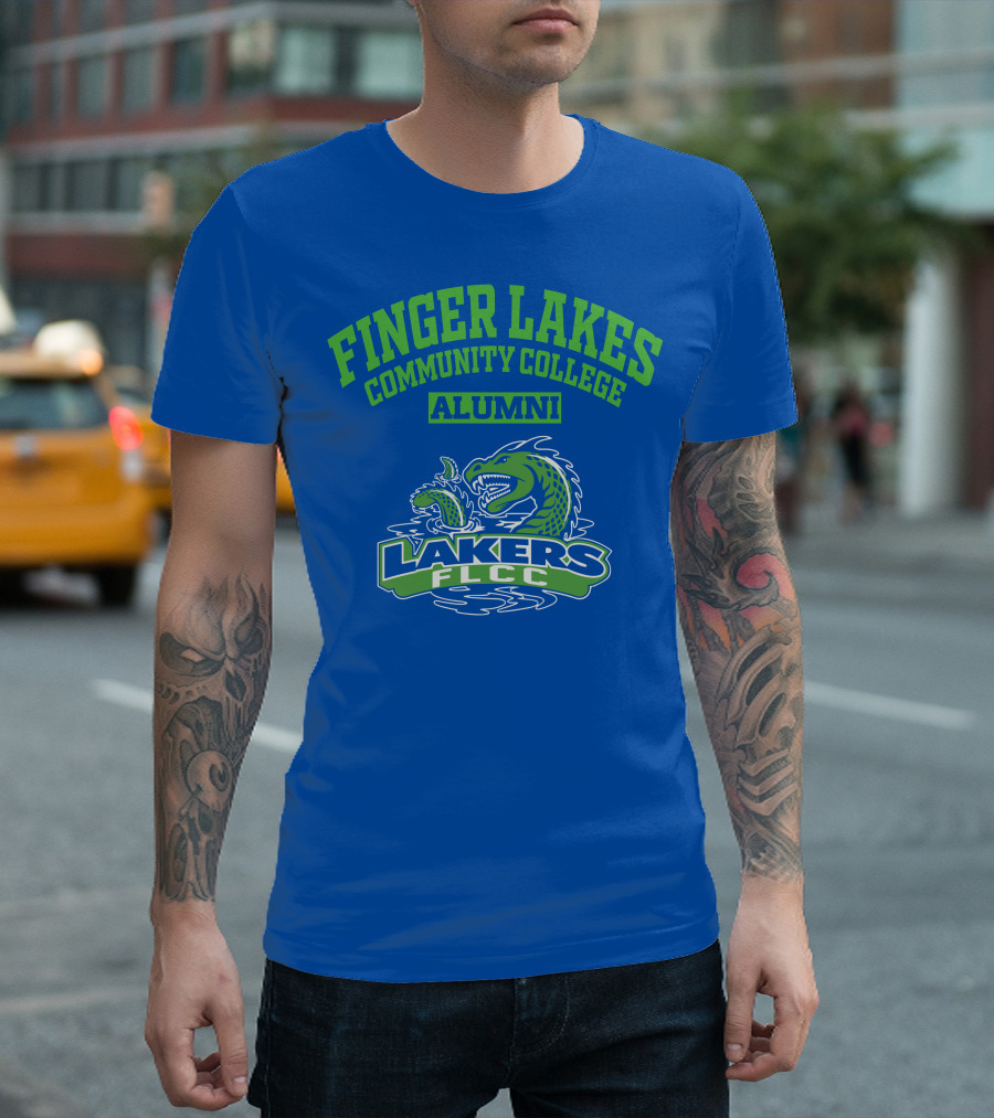 Finger Lakes Community College Alumni Lakers FLCC T-Shirt