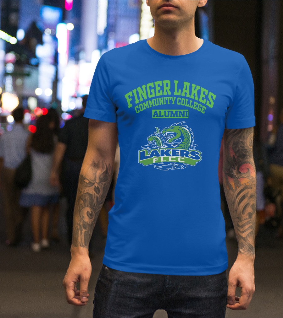 Finger Lakes Community College Alumni Lakers FLCC T-Shirt