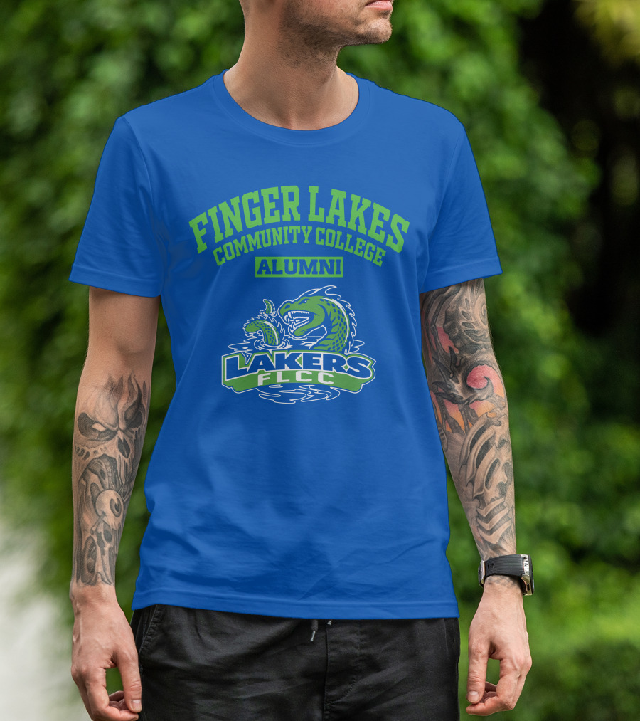 Finger Lakes Community College Alumni Lakers FLCC T-Shirt