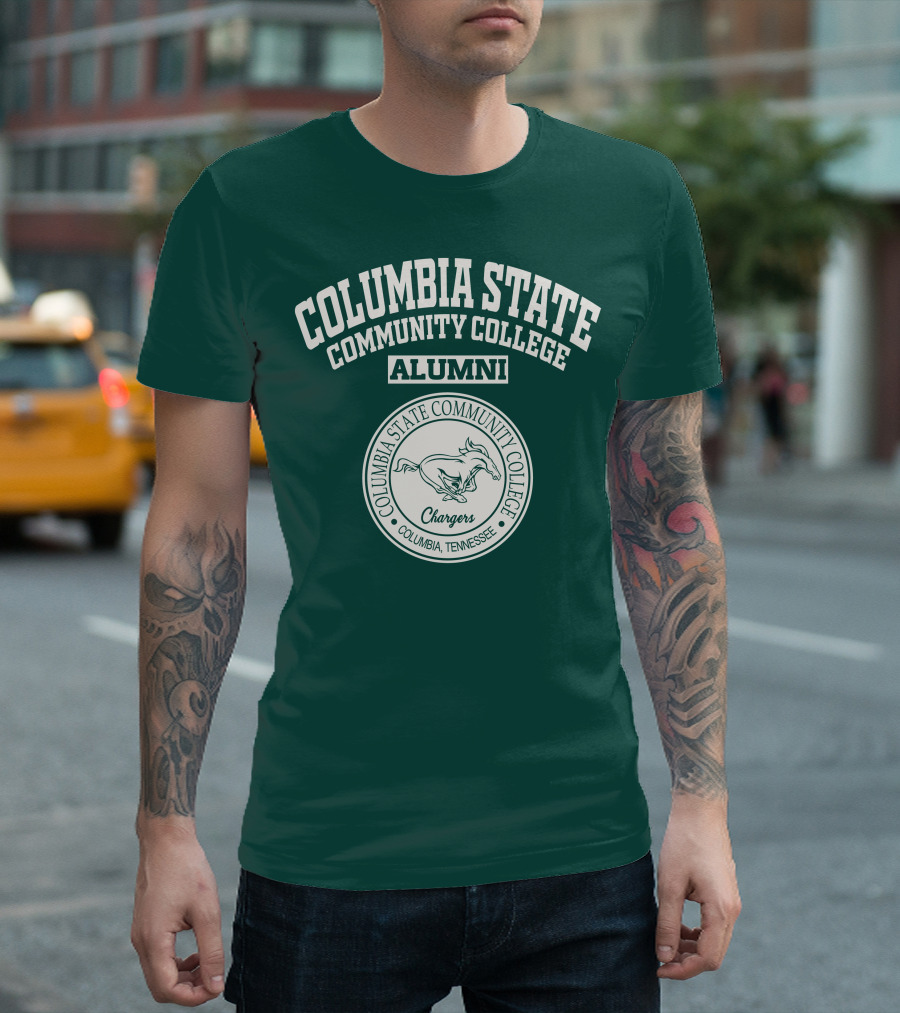 Columbia State Community College Alumni Chargers Columbia Tennessee T-Shirt