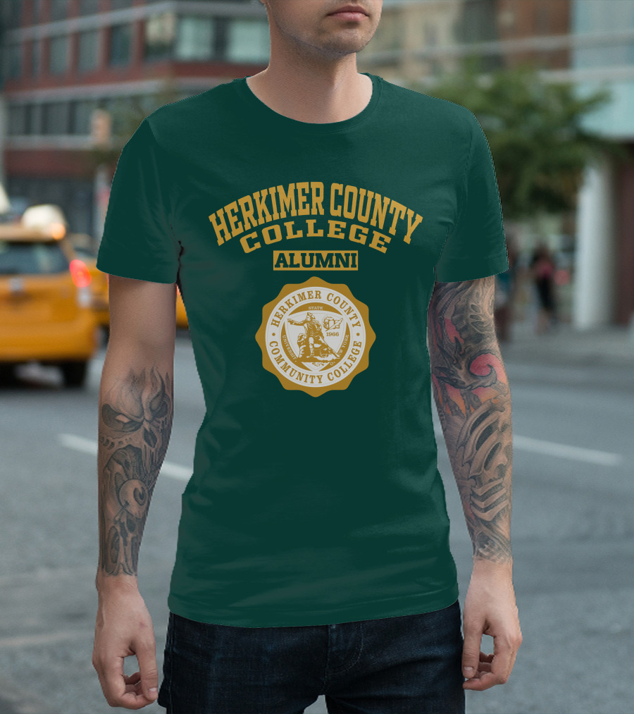 Herkimer County Community College Alumni Emblem 1966 T-Shirt