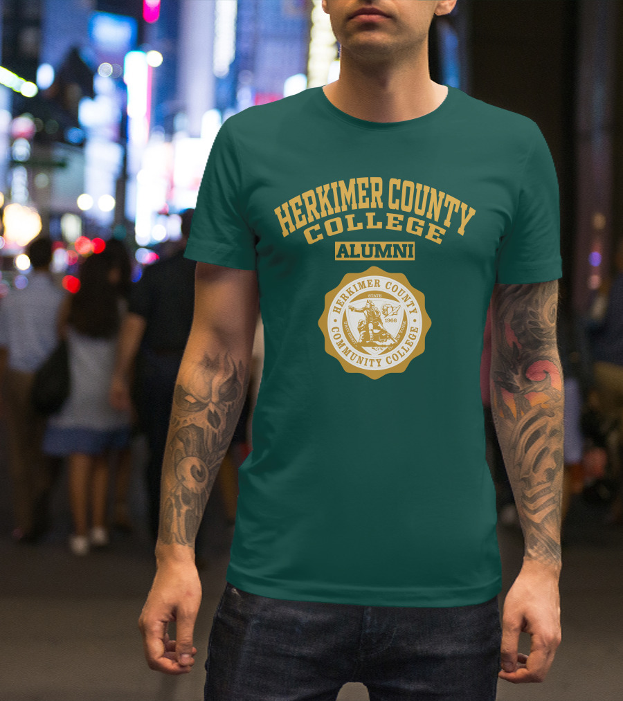 Herkimer County Community College Alumni Emblem 1966 T-Shirt