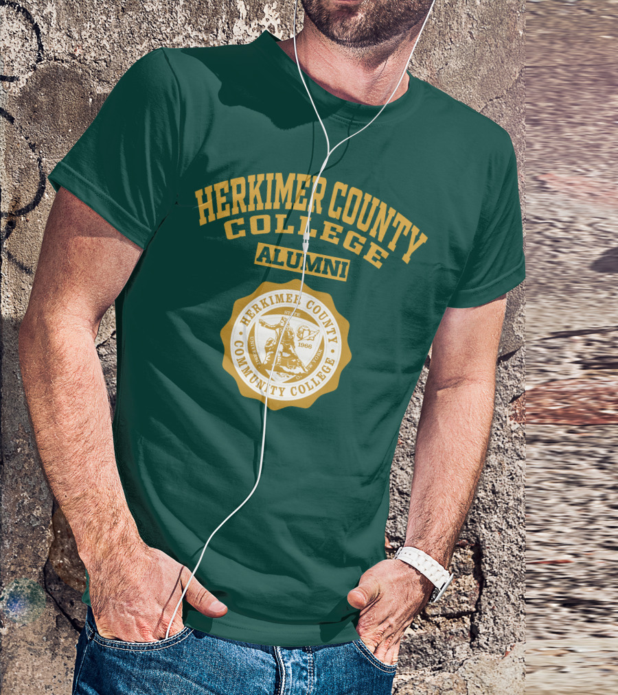 Herkimer County Community College Alumni Emblem 1966 T-Shirt