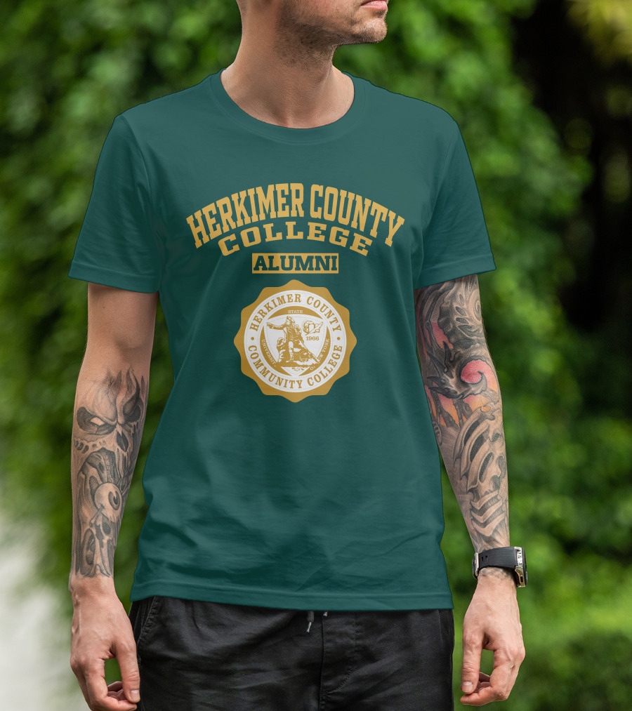Herkimer County Community College Alumni Emblem 1966 T-Shirt