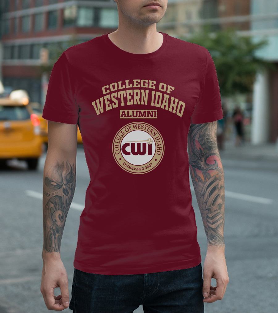 College Of Western Idaho Alumni Established 2007 CWI T-Shirt