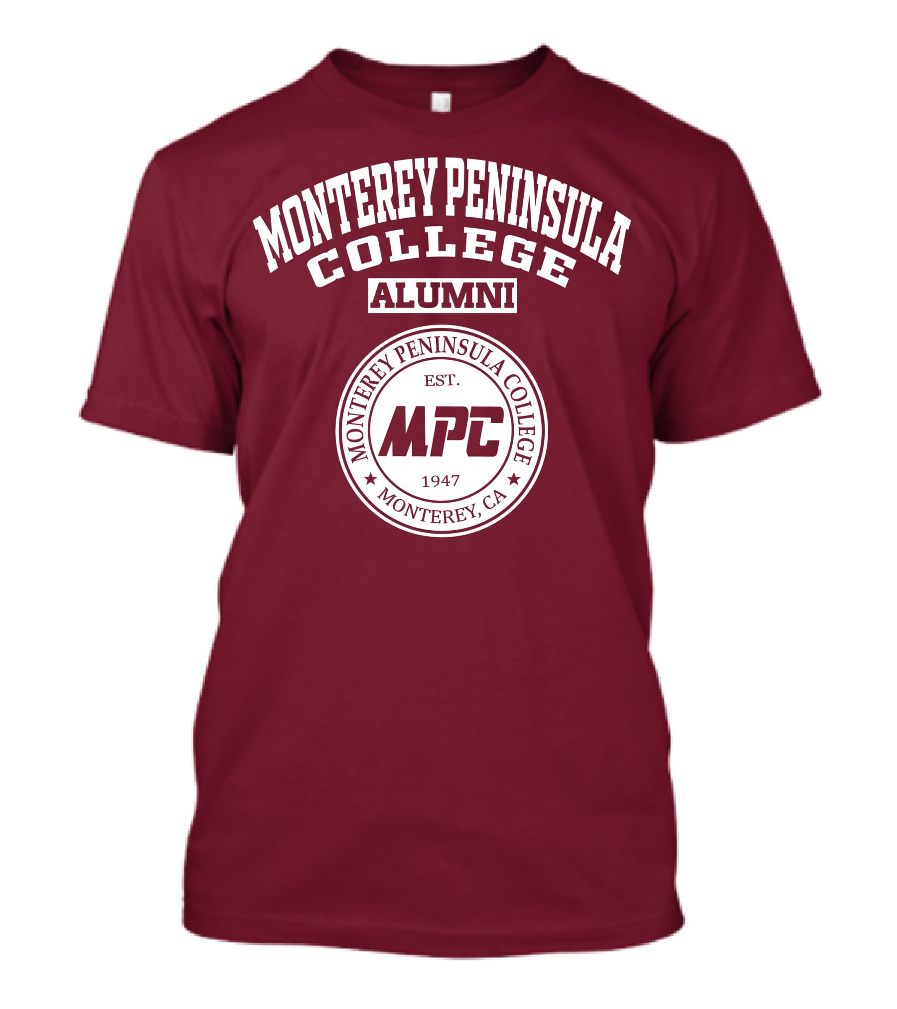 Monterey Peninsula College Alumni MPC Est. 1947 Monterey CA T-Shirt