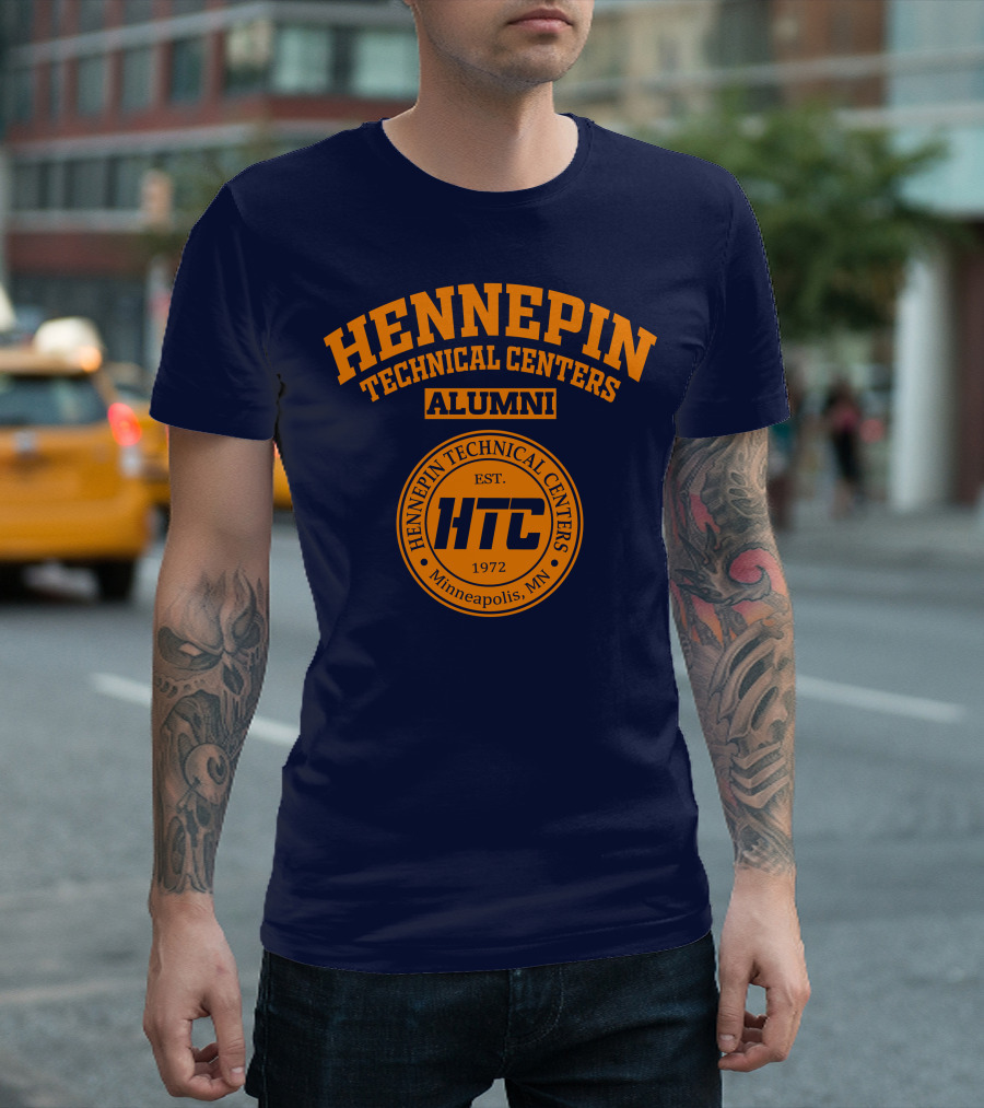 Hennepin Technical Centers Alumni HTC Est. 1972 Minneapolis MN T-Shirt