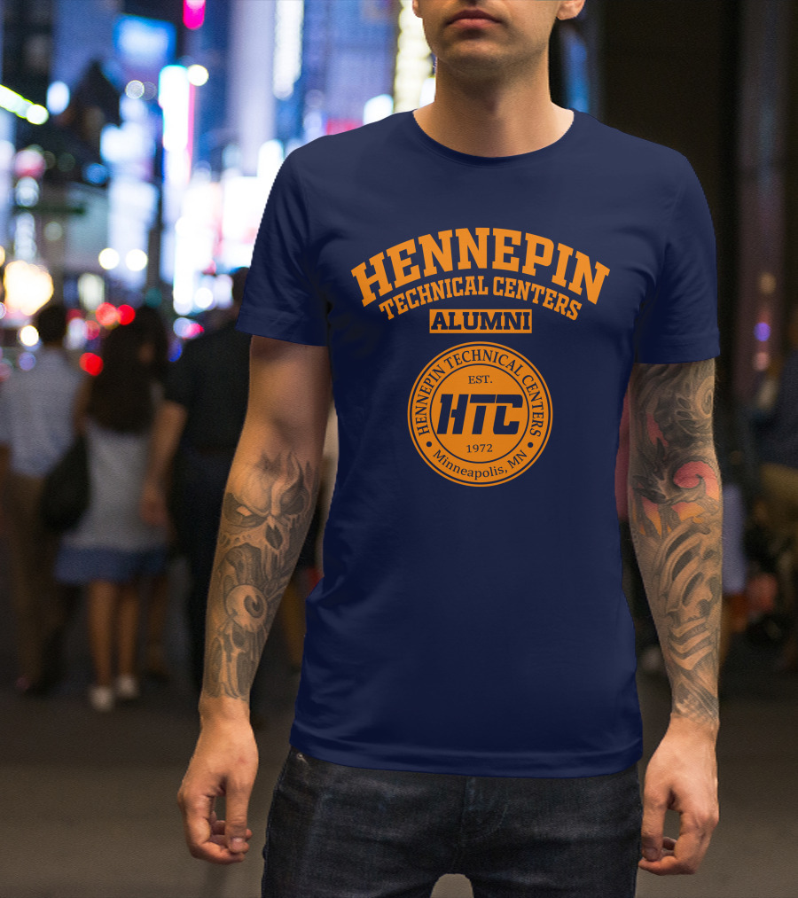 Hennepin Technical Centers Alumni HTC Est. 1972 Minneapolis MN T-Shirt