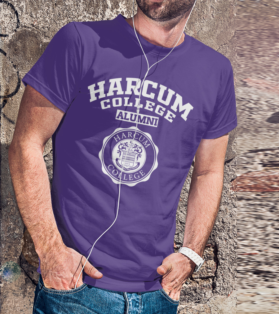 Harcum College Alumni 1915 Seal Purple T-Shirt