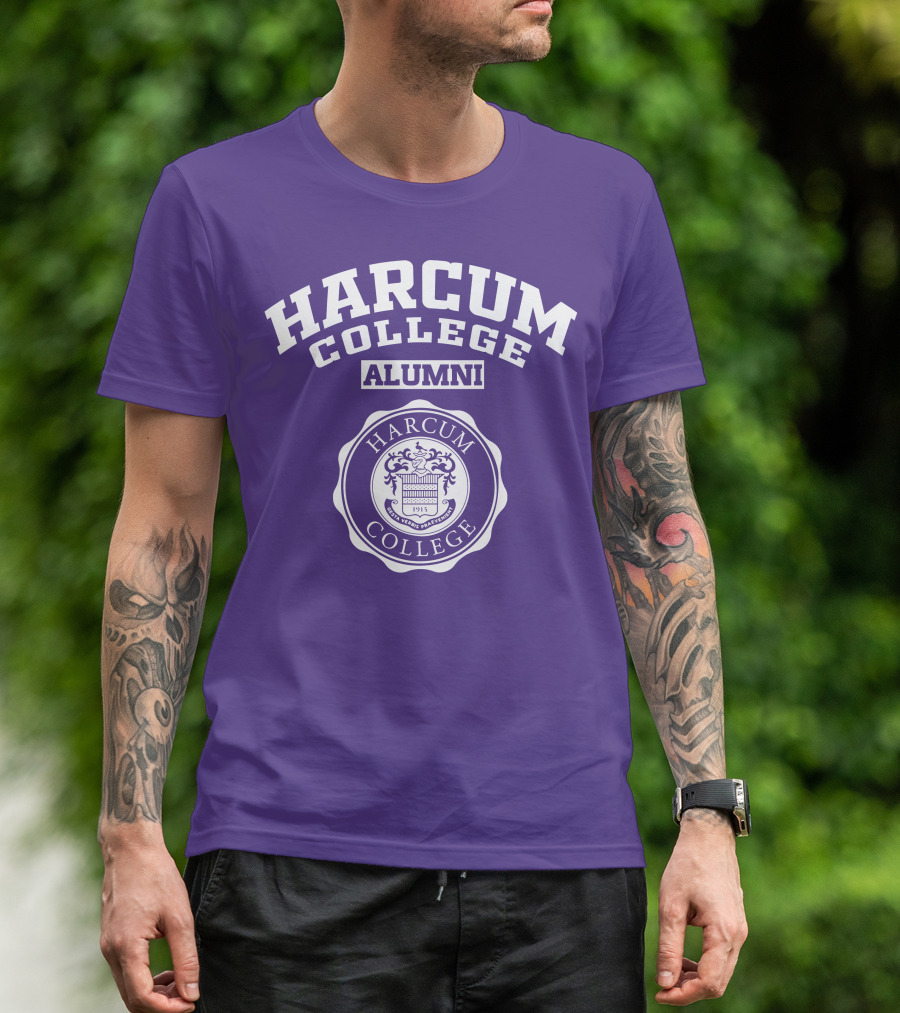 Harcum College Alumni 1915 Seal Purple T-Shirt