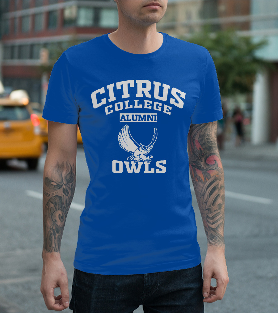 Citrus College Alumni Owls Blue T-Shirt