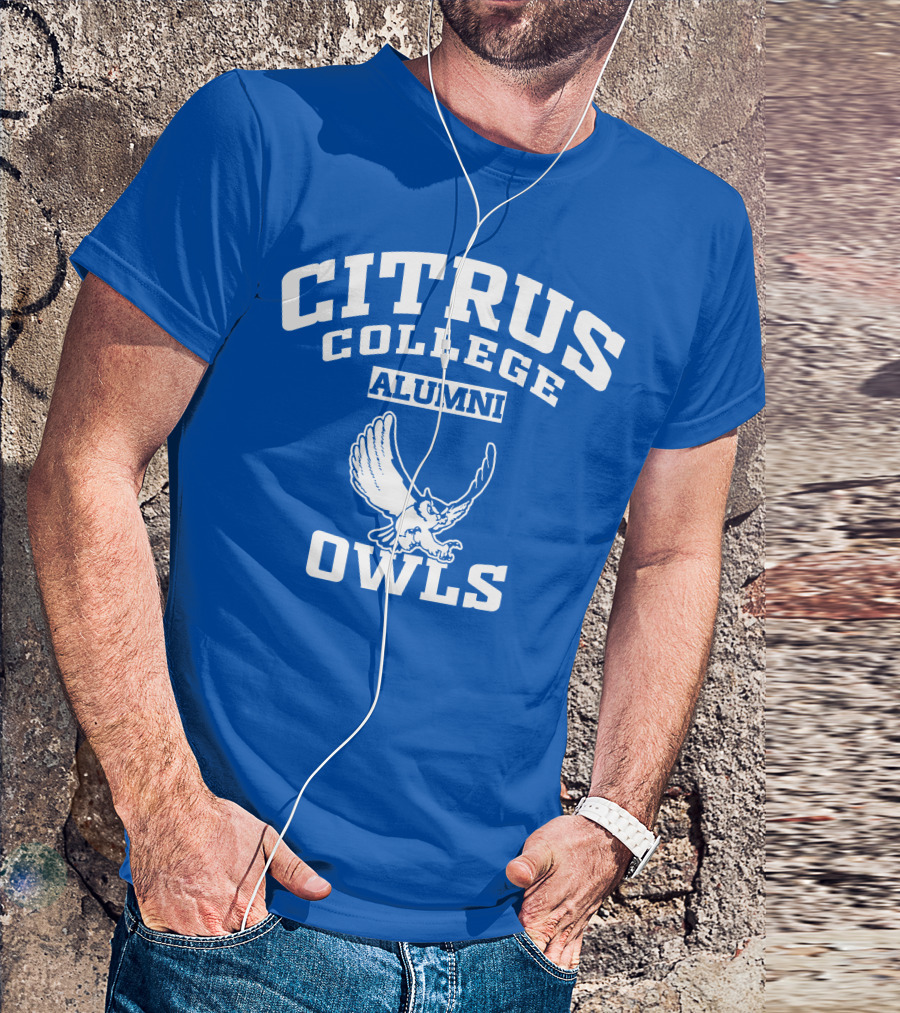 Citrus College Alumni Owls Blue T-Shirt