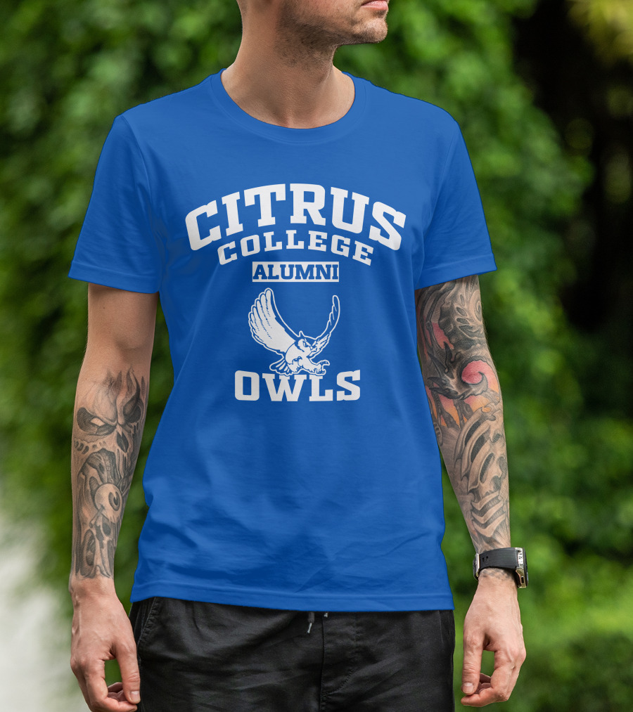 Citrus College Alumni Owls Blue T-Shirt