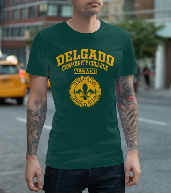 Delgado Community College Alumni EST. 1921 Fleur-de-lis T-Shirt