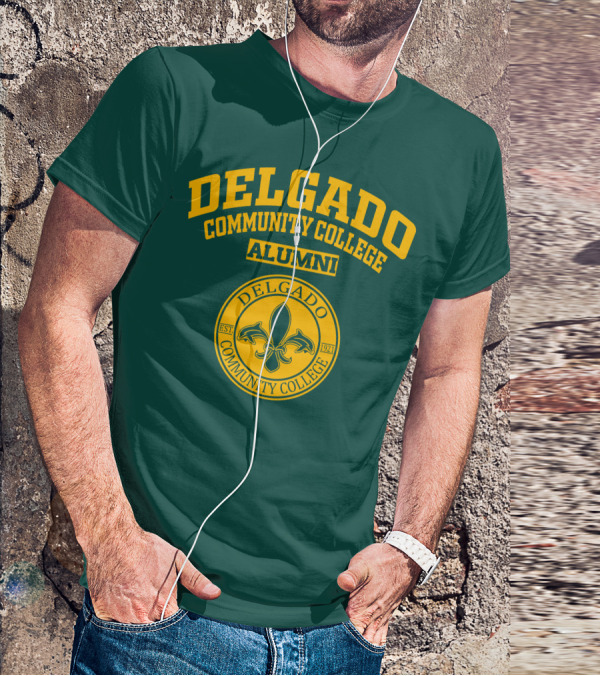 Delgado Community College Alumni EST. 1921 Fleur-de-lis T-Shirt