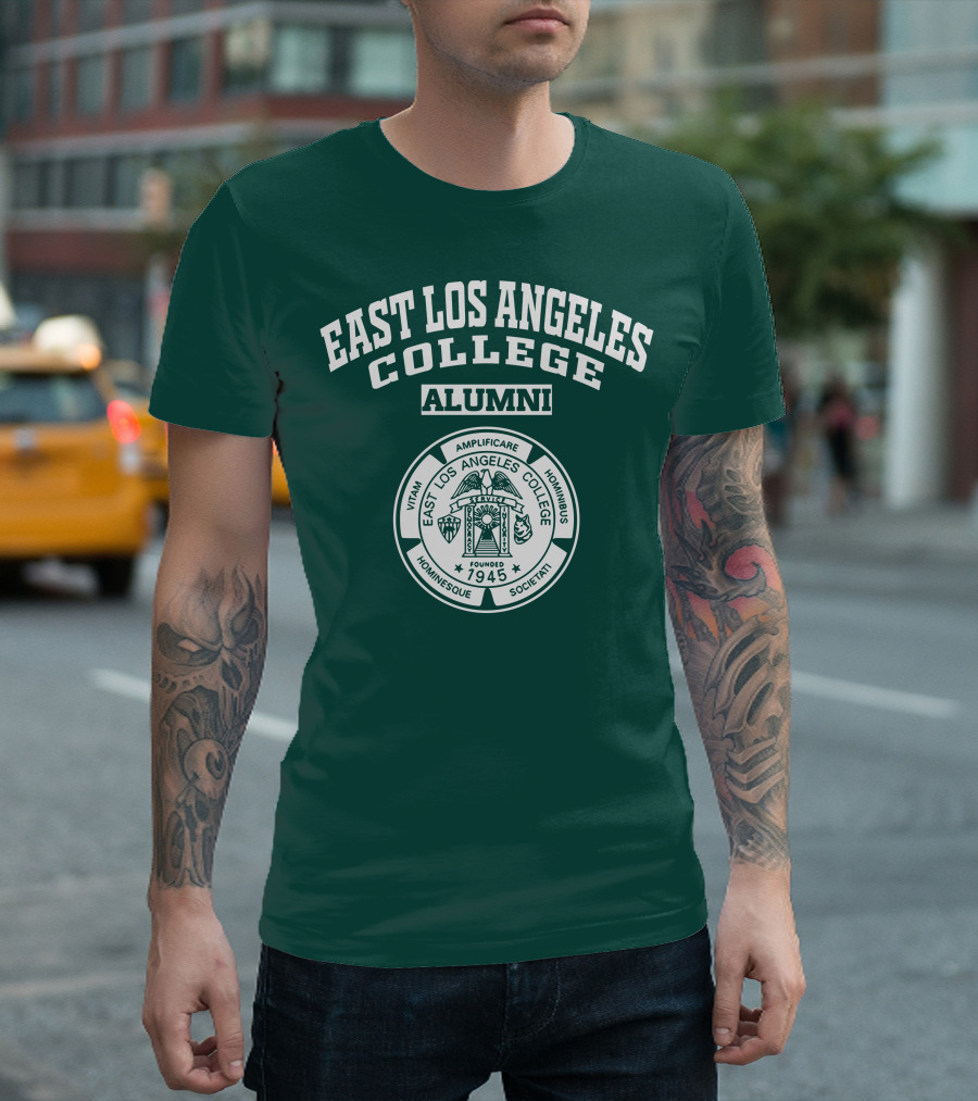 East Los Angeles College Alumni Seal Vitam Amplificare Hominibus 1945 T-Shirt