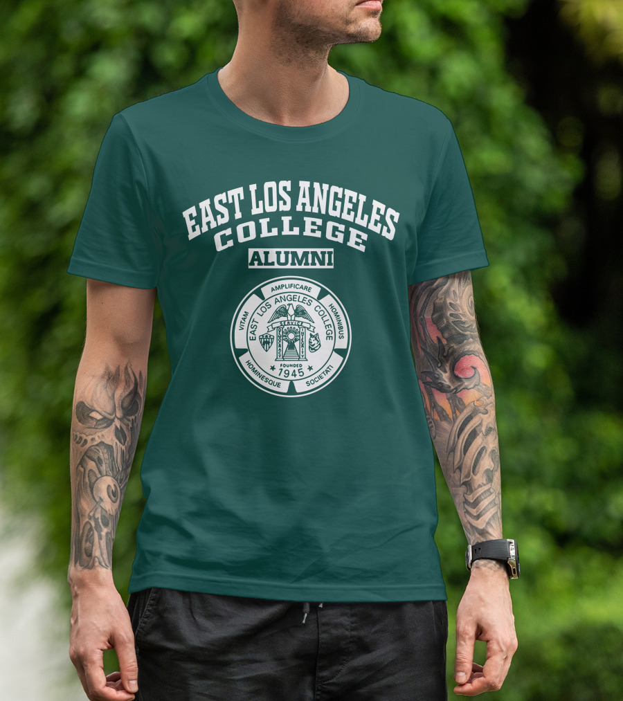 East Los Angeles College Alumni Seal Vitam Amplificare Hominibus 1945 T-Shirt