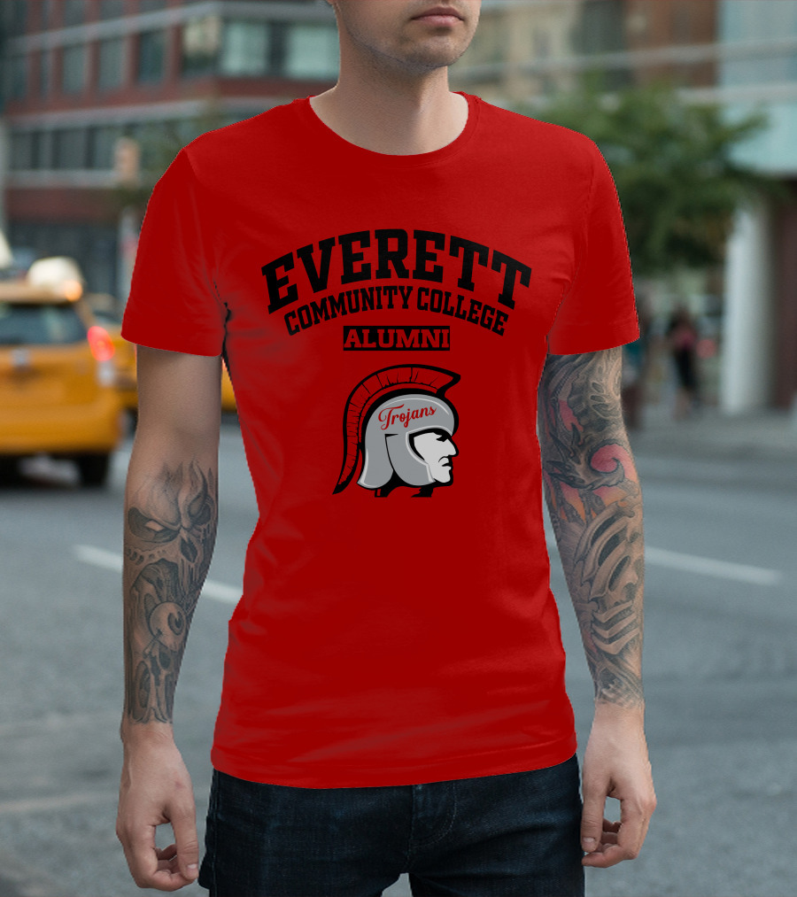 Everett Community College Alumni Trojans T-Shirt