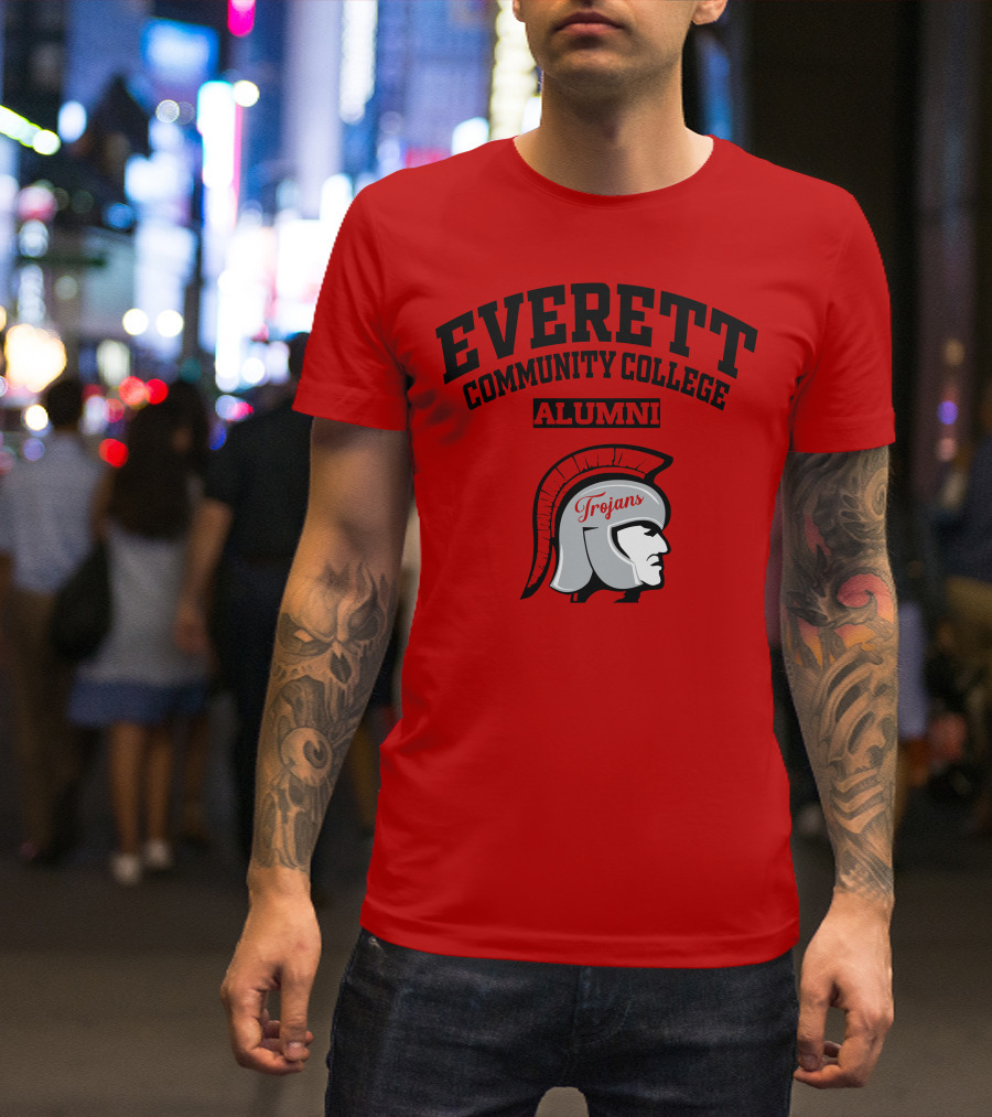 Everett Community College Alumni Trojans T-Shirt
