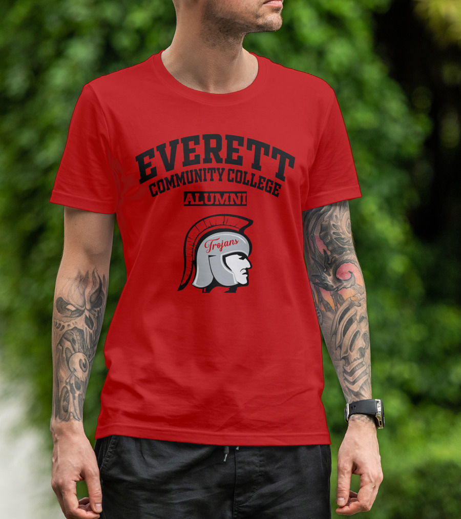 Everett Community College Alumni Trojans T-Shirt