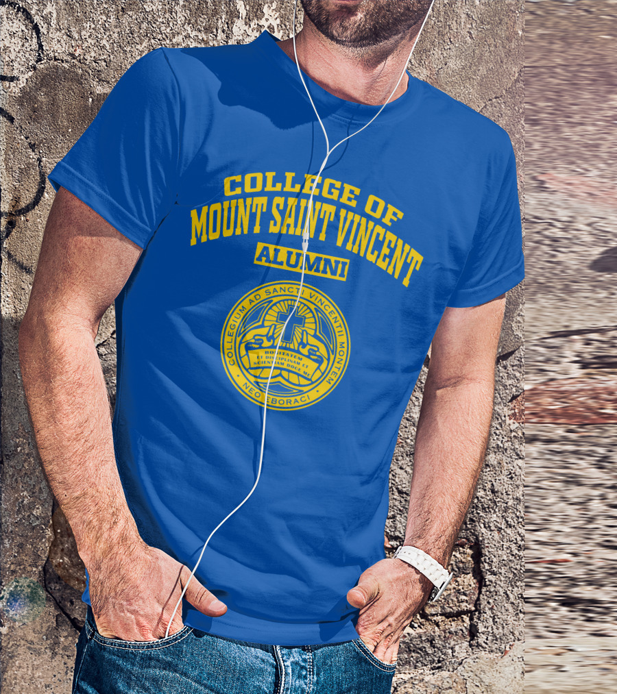 COLLEGE OF MOUNT SAINT VINCENT ALUMNI COLLEGIUM AD SANCTI VINCENTII MONTEM NEO EBORACI T-Shirt