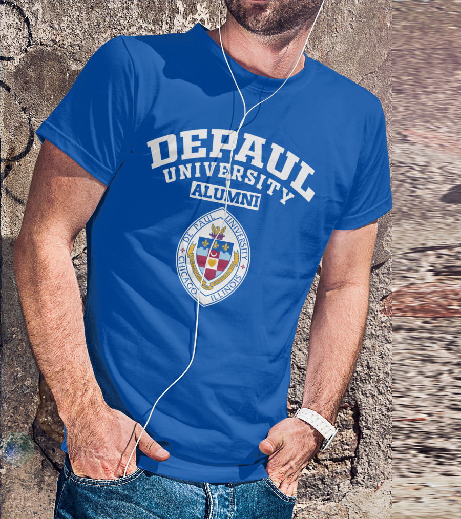 DePaul University Alumni Chicago Illinois Crest T-Shirt