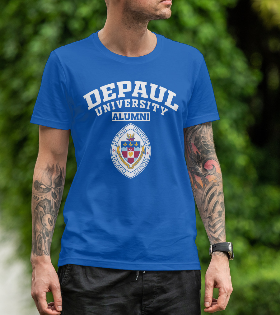 DePaul University Alumni Chicago Illinois Crest T-Shirt
