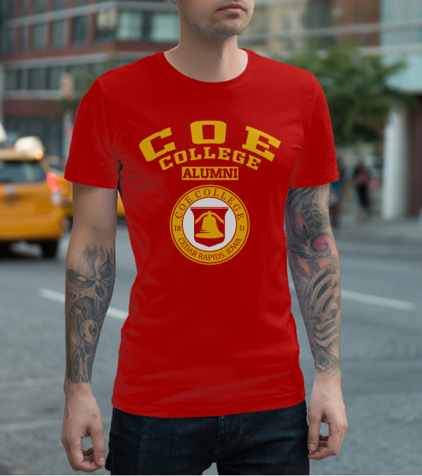 Coe College Alumni Cedar Rapids Iowa 1851 T-Shirt