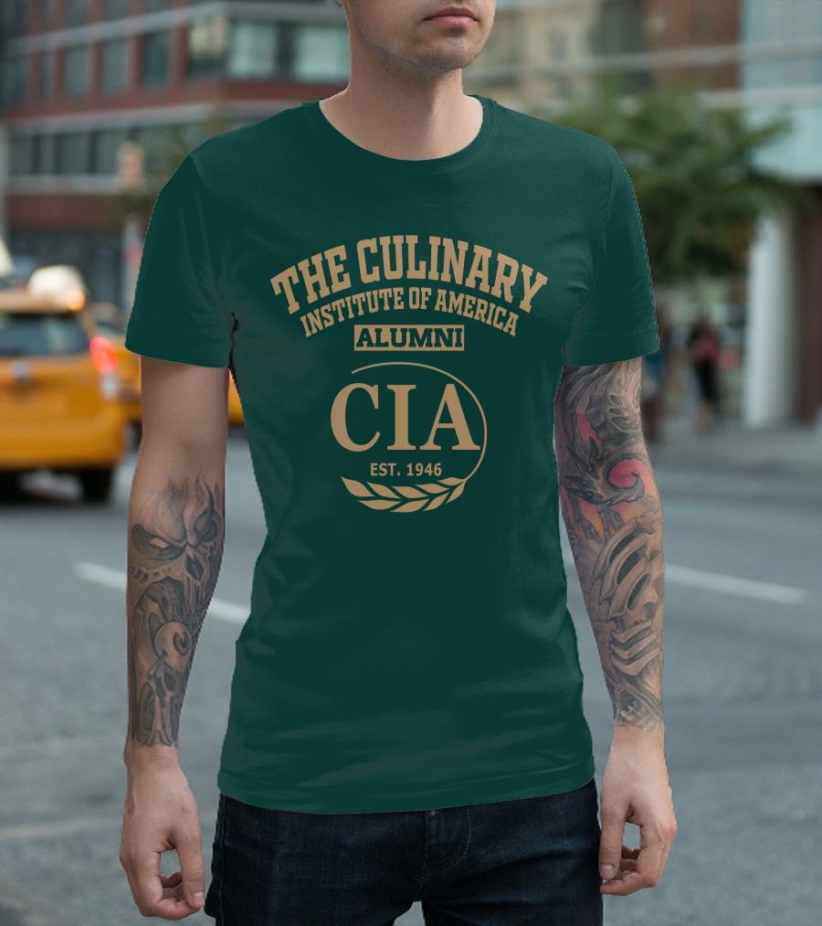 The Culinary Institute of America Alumni CIA Est. 1946 T-Shirt