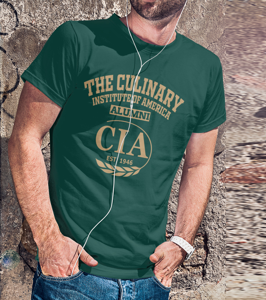 The Culinary Institute Of America Alumni CIA Est. 1946 T-Shirt