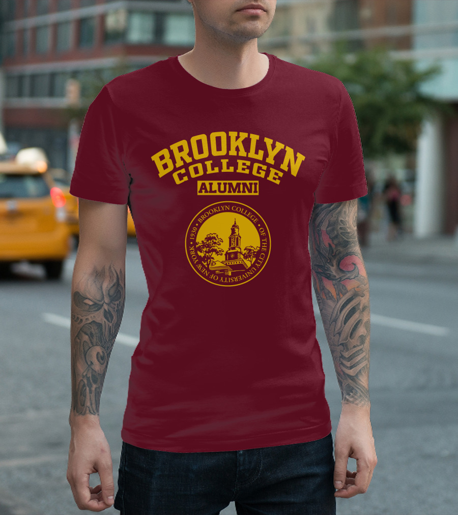 Brooklyn College Alumni 1930 Seal University Of The City Of New York T-Shirt