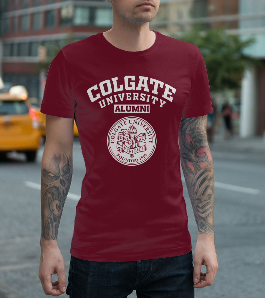 Colgate University Alumni Deo Veritati Seal Founded 1819 T-Shirt