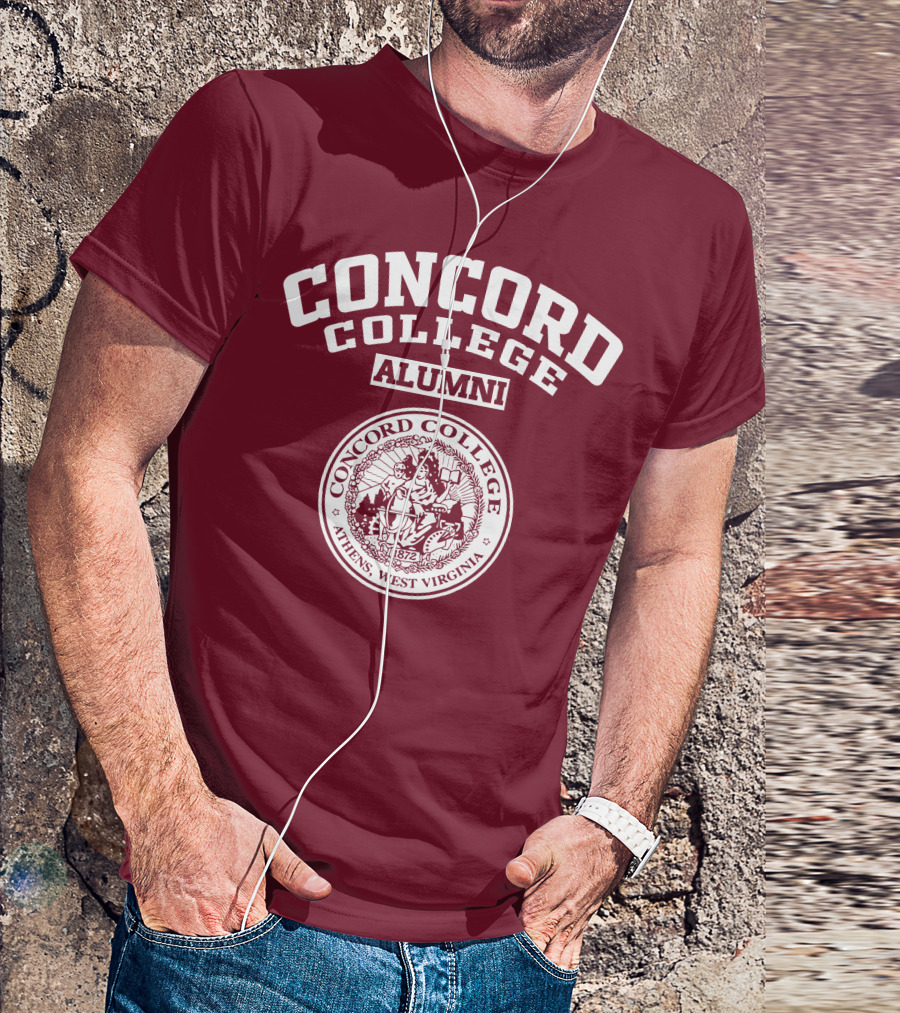 Concord College Alumni Athens West Virginia 1872 T-Shirt