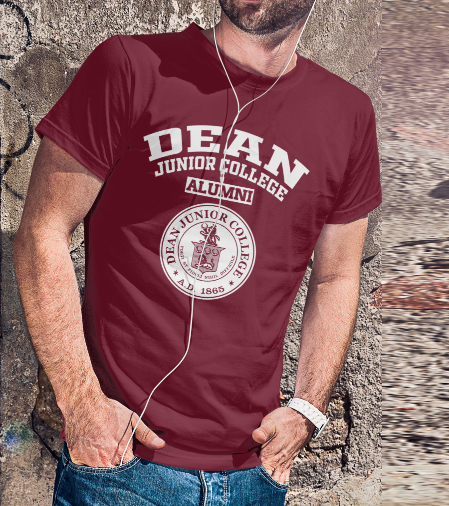 Dean Junior College Alumni Seal A.D. 1865 T-Shirt