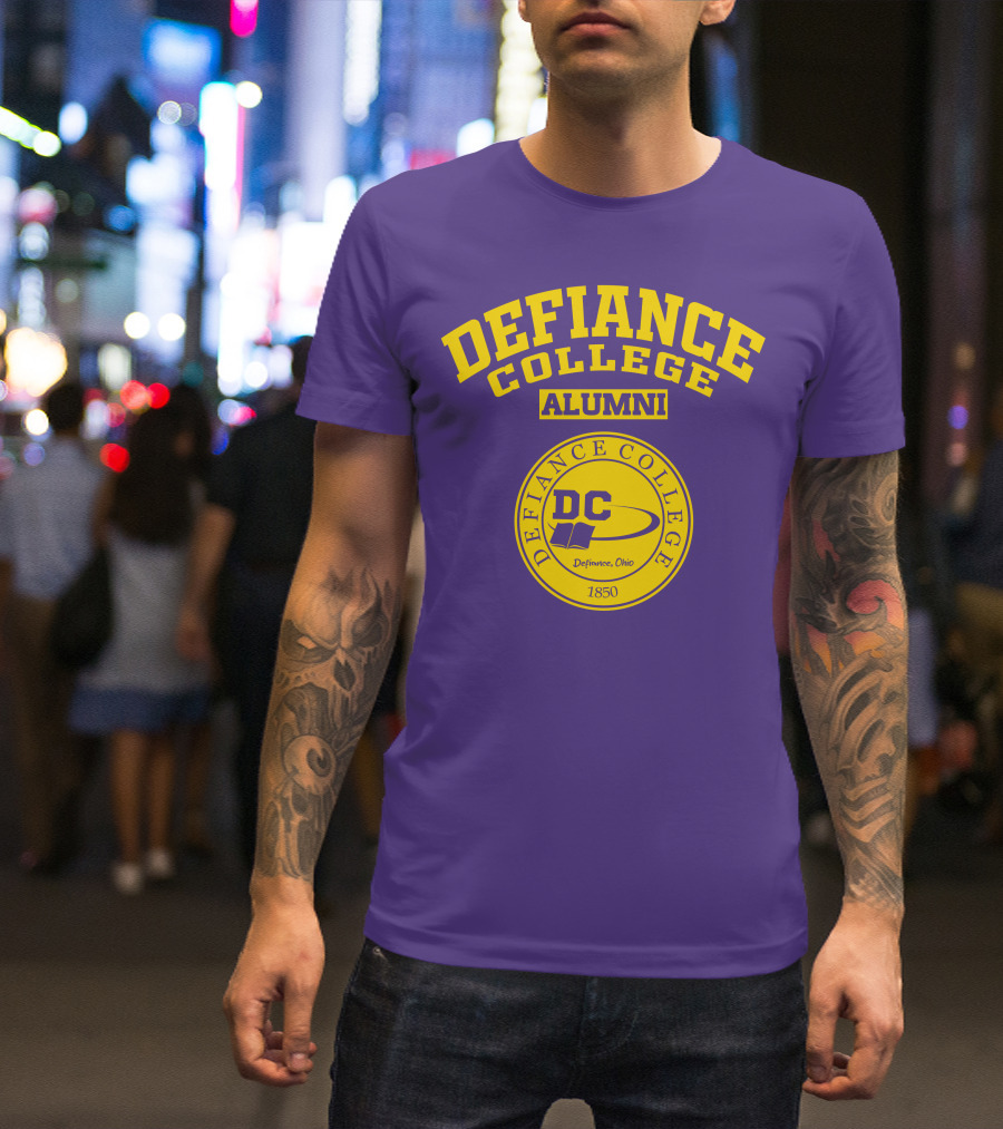 Defiance College Alumni DC Logo Defiance Ohio 1850 T-Shirt