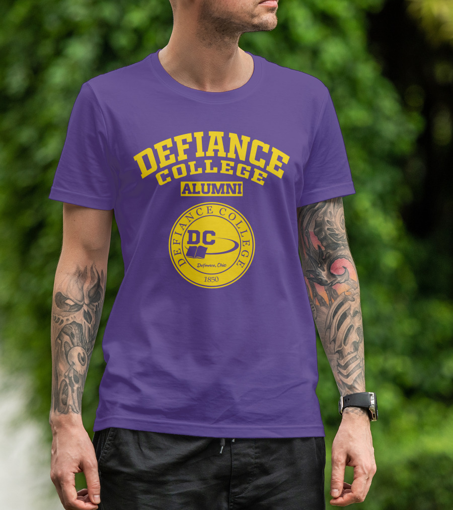 Defiance College Alumni DC Logo Defiance Ohio 1850 T-Shirt